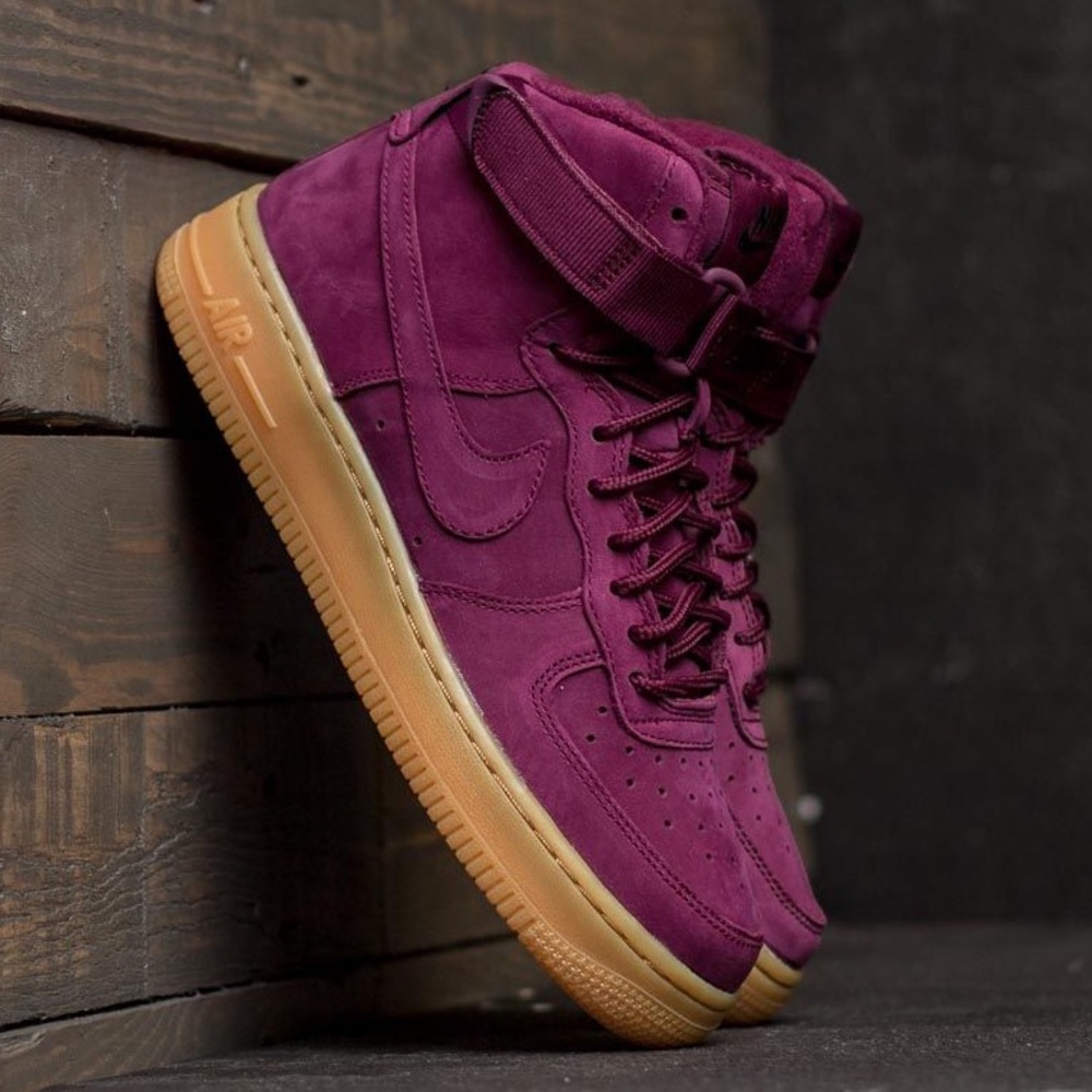 NWT Nike Air Force 1 High WB GS ‘Bordeaux”